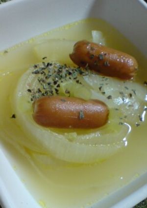 玉ねぎとソーセージのバター煮-レシピのメイン写真