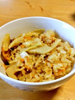 めんつゆでたけのこご飯-レシピのメイン写真