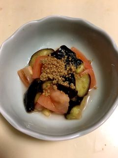 ナスとトマトの中華風酢の物-レシピのメイン写真