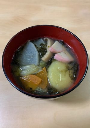 さつまいも団子の団子汁-レシピのメイン写真