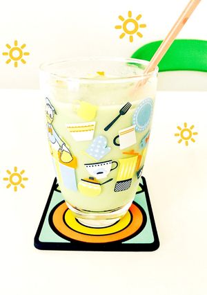 抹茶ミルク風☆青汁はちみつミルク-レシピのメイン写真