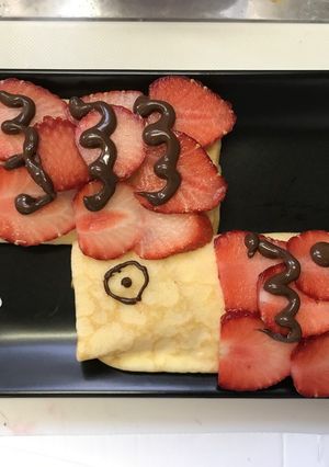簡単☆鯉のぼりクレープ-レシピのメイン写真