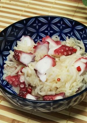 切り干し大根の酢漬けに蛸入れてお節にも☆-レシピのメイン写真