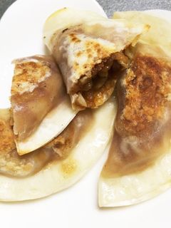 余った餃子の皮で!お好み焼き風餃子☆-レシピのメイン写真