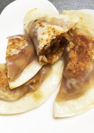 余った餃子の皮で！お好み焼き風餃子☆-レシピのメイン写真