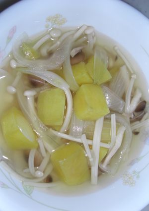 簡単！サツマイモたっぷりスープ-レシピのメイン写真