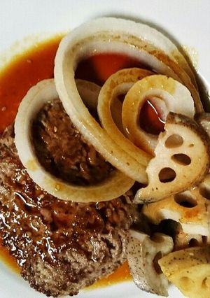 ひき肉ステーキ-レシピのメイン写真