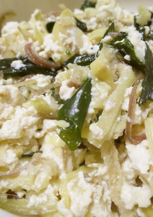 ポン酢で☆たけのこと豆腐のあえもの-レシピのメイン写真