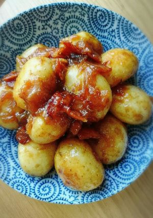 圧力鍋で簡単に☆新じゃがの煮っころがし-レシピのメイン写真