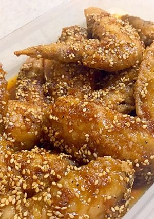 焼肉のたれで!簡単 手羽先揚げ-レシピのメイン写真