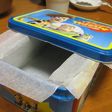 ★お菓子の缶で焼くケーキ(チョコ味)★