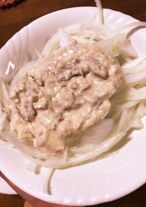 超簡単！ツナマヨかけ新玉ねぎサラダ❁-レシピのメイン写真