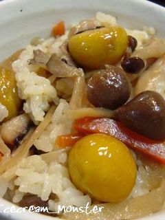 秋いっぱいの混ぜご飯-レシピのメイン写真