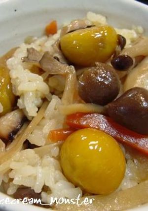 秋いっぱいの混ぜご飯-レシピのメイン写真