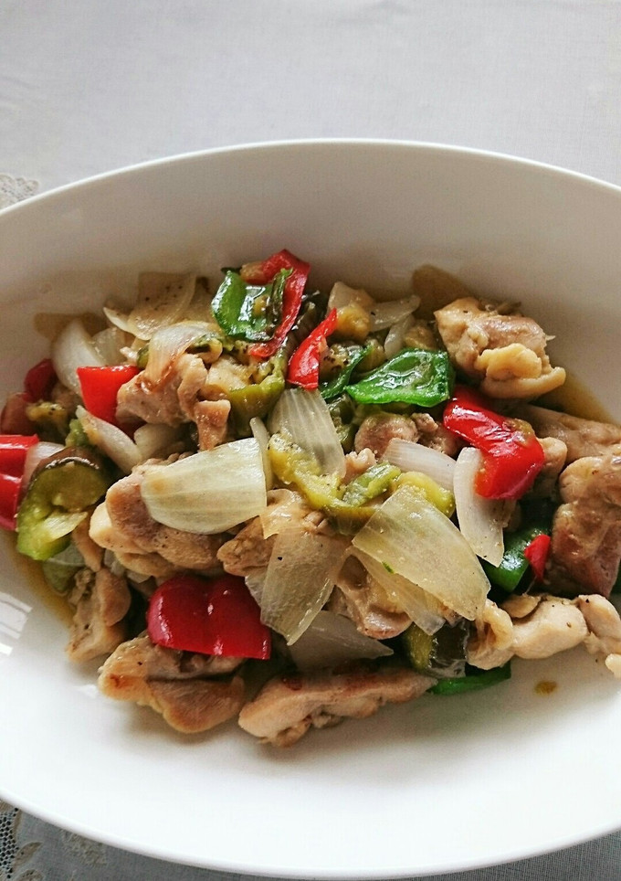 超簡単！鶏肉と旬野菜の中華風炒め♪-レシピのメイン写真