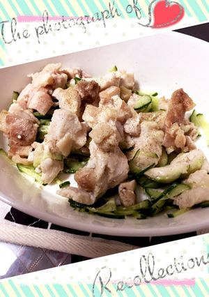 簡単☆蒸し鶏サラダ-レシピのメイン写真