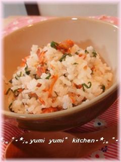 大葉香る☆鮭のまぜまぜご飯-レシピのメイン写真