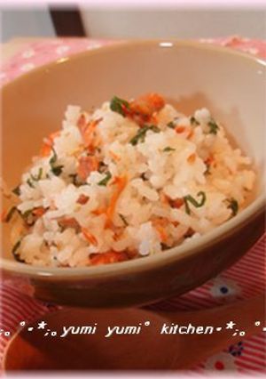 大葉香る☆鮭のまぜまぜご飯-レシピのメイン写真