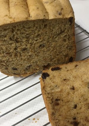 砂糖なし・HBでプルーンとバナナの食パン-レシピのメイン写真