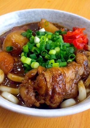 残りカレーうどんリメイク（レトルト可）-レシピのメイン写真