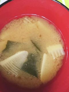 たけのこ☆お味噌汁-レシピのメイン写真