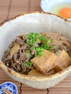 がごめ昆布おぼろの肉豆腐【作りおき】-レシピのメイン写真