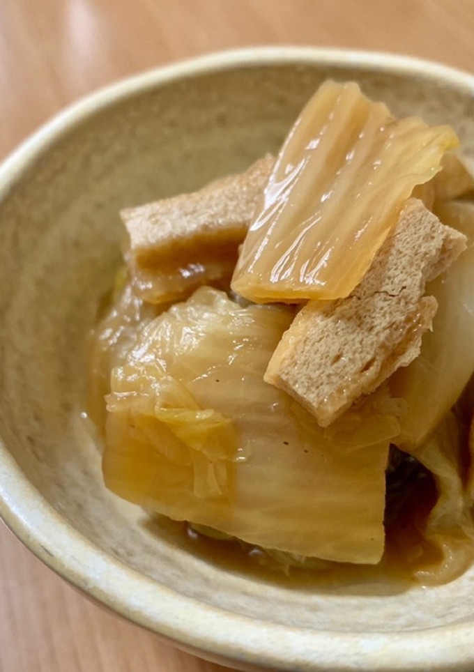 白菜と油揚げの煮物-レシピのメイン写真