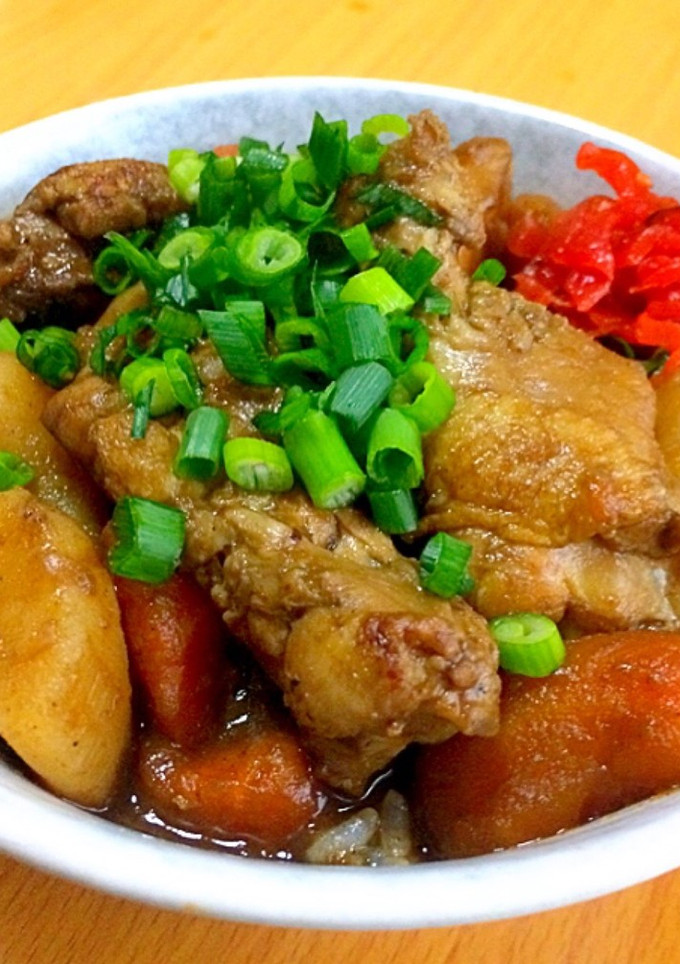 残りカレーの和風カレー丼-レシピのメイン写真