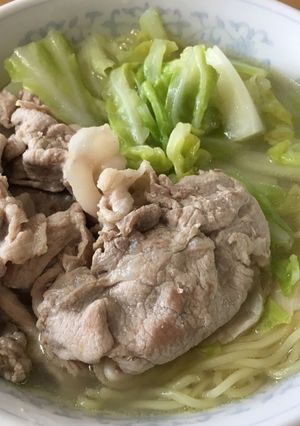 豚軟骨出汁の豚キャベツラーメン-レシピのメイン写真