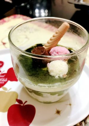 簡単で素敵♡抹茶とうふティラミス-レシピのメイン写真