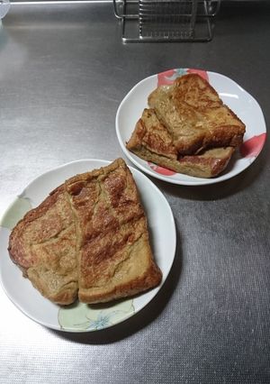 ズボラの節約　フレンチトースト♪-レシピのメイン写真