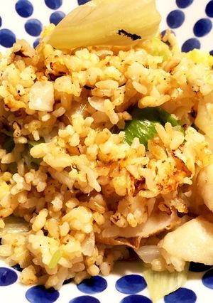 ずぼらさんの美味しいレタスチャーハン-レシピのメイン写真