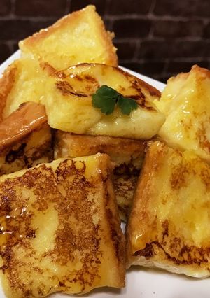 簡単混ぜて漬けて焼くだけフレンチトースト-レシピのメイン写真