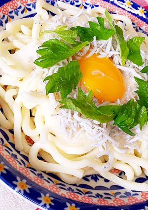 大葉とポン酢で食べる✩とろしらうどん-レシピのメイン写真