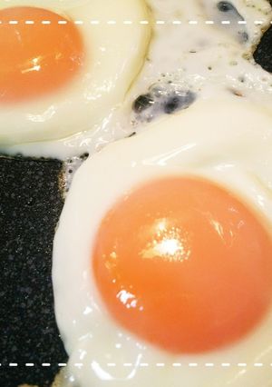 火を消したまま放置で簡単！半熟目玉焼き-レシピのメイン写真