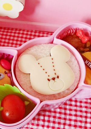 ﾍﾟｱ遠足…くまちゃんサンドお弁当❤-レシピのメイン写真