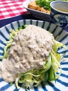 納豆で♪クリーミードレッシング♪-レシピのメイン写真