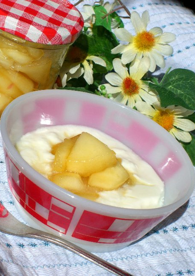我が家の定番♪メープル風味のりんご煮-レシピのメイン写真