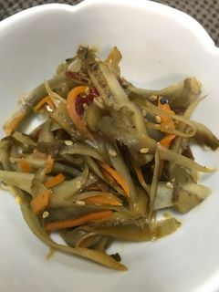 きんぴら牛蒡-レシピのメイン写真