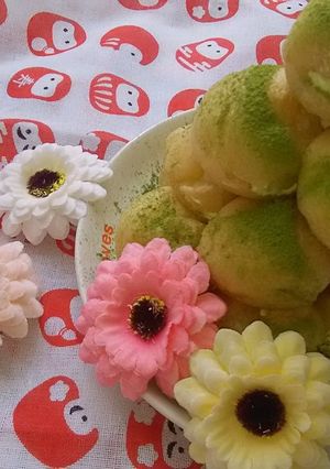 抹茶ツリーシュー☆クリスマスにも♪-レシピのメイン写真