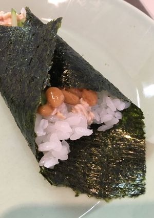 手巻き寿司 納豆ツナ巻き-レシピのメイン写真
