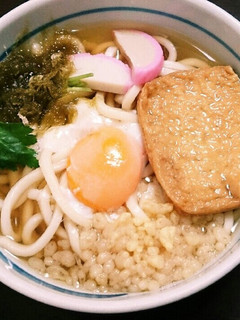 【基本】狸と狐の月見うどん【具沢山】-レシピのメイン写真