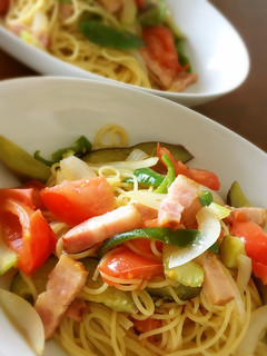 ありあわせパスタ♪柚子胡椒風味-レシピのメイン写真