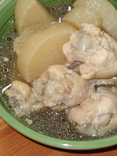 子供たちの好きな鶏肉と大根の煮物-レシピのメイン写真