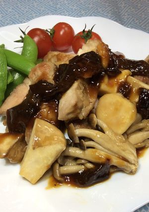鳥もも肉のプルーンソースソテー-レシピのメイン写真