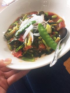 夏野菜のあんかけ丼-レシピのメイン写真