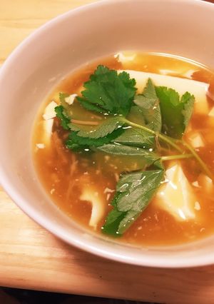 豆腐のなめ茸あんかけ-レシピのメイン写真
