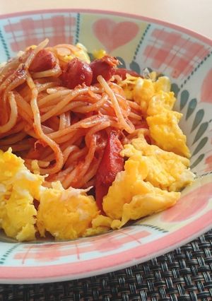 【龍愛】改良版☆うちのナポリタンパスタ-レシピのメイン写真