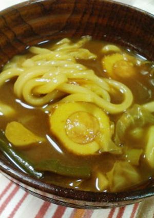 おでんだねでカレーうどん-レシピのメイン写真
