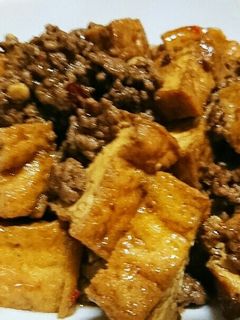御飯がすすむ厚揚げとひき肉のピリ辛煮♪-レシピのメイン写真